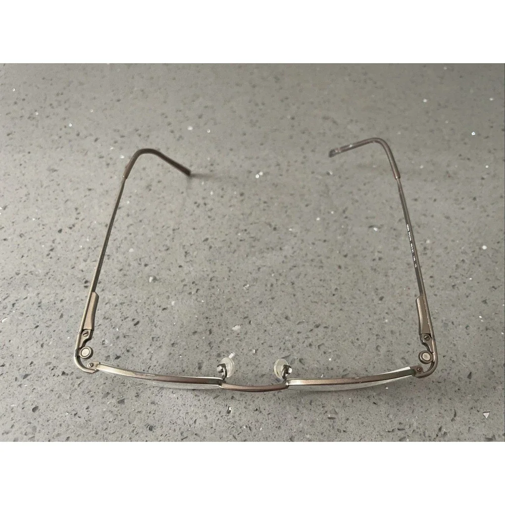 Easyclip Eyeglasses Frames ONLY Unisex Full Rim Mod PC179 45-21-140 bronze gold